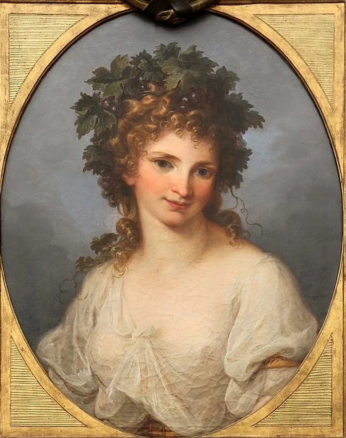 Angelika Kauffmann - Autoritratto come bacante